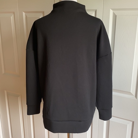 MPG Black Side-Slit Expressive Mock Neck Sz XL - Picture 6 of 11